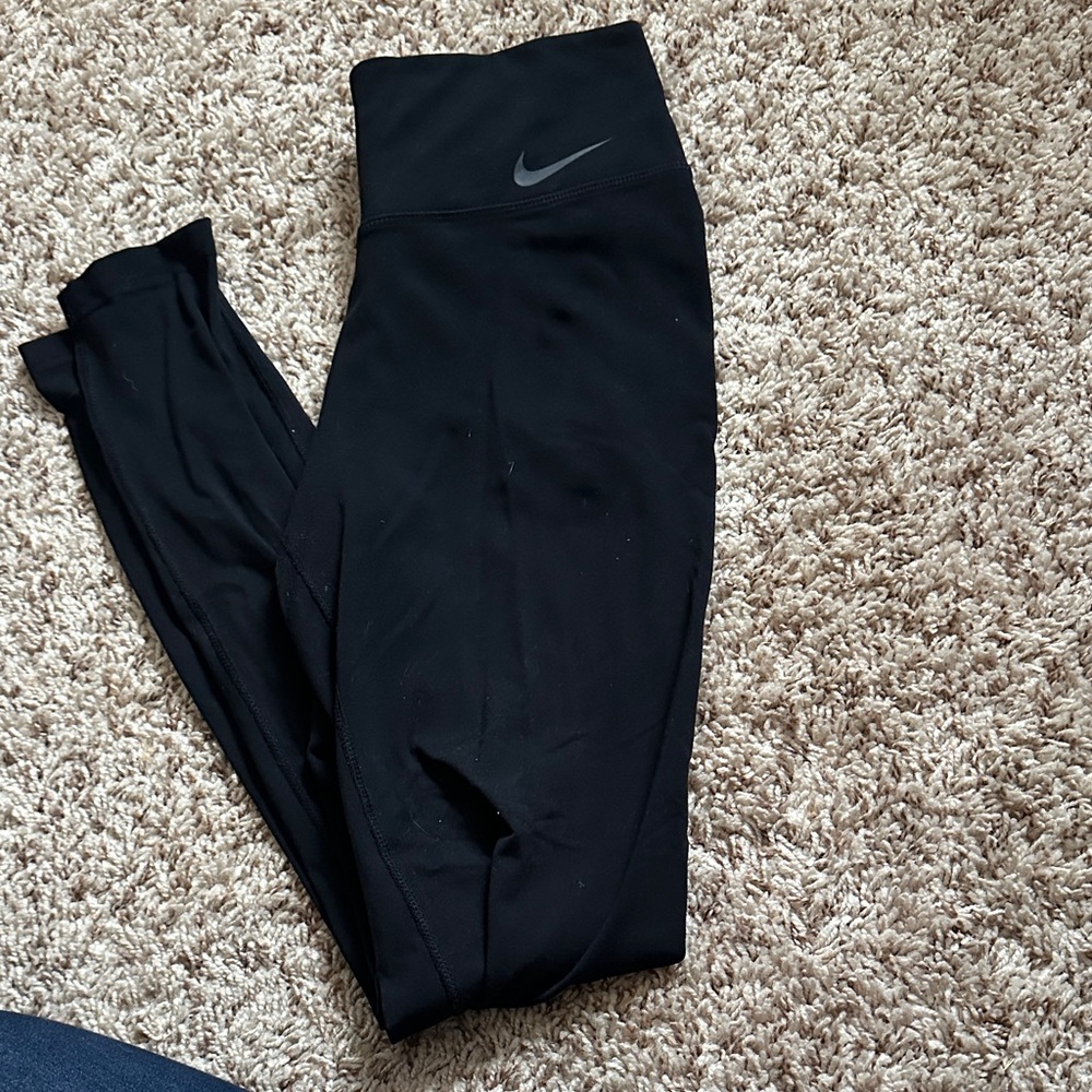 Nike Jet Black Active Leggings